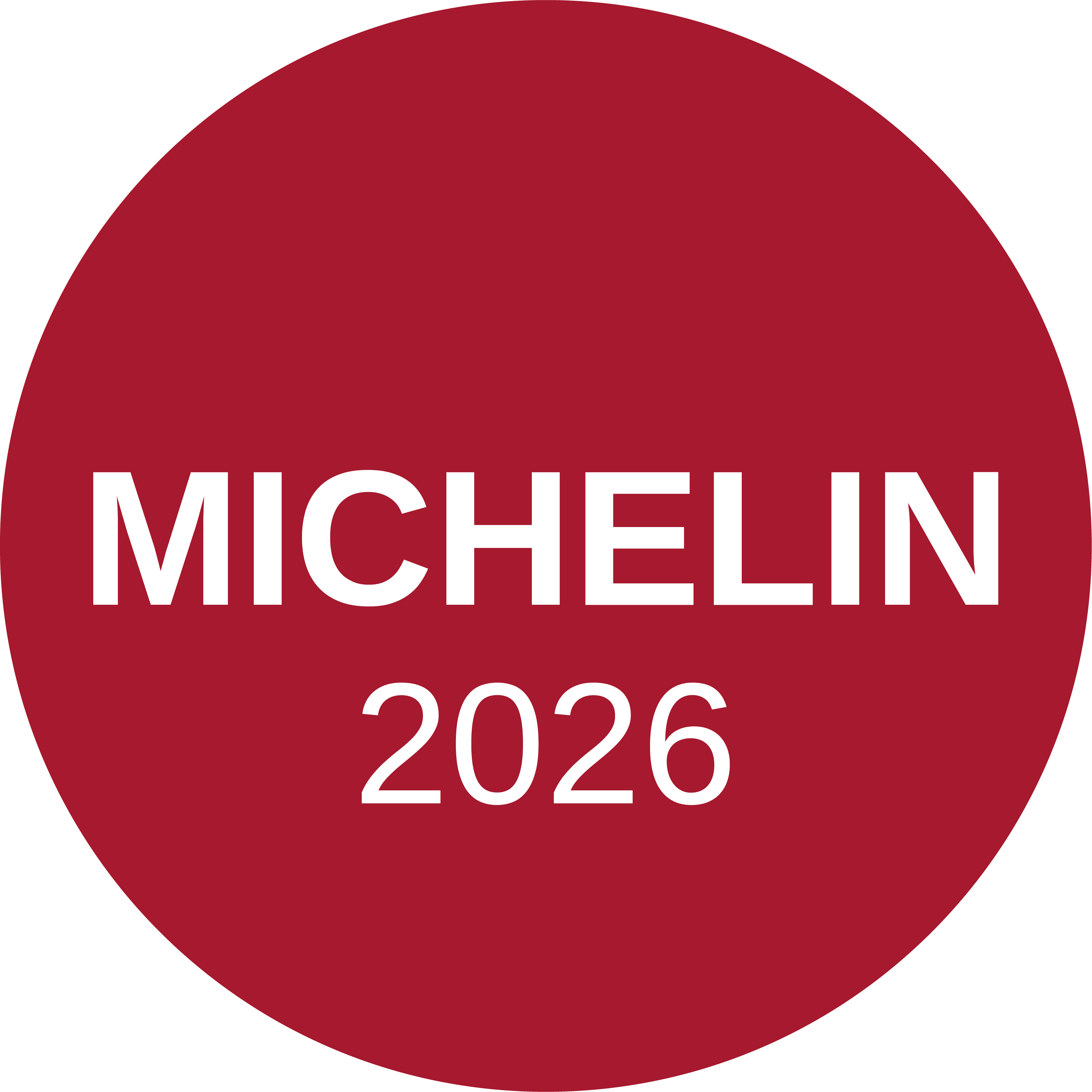 Ristorante selezionato MICHELIN_2026_Rotondo_Rosso.png
